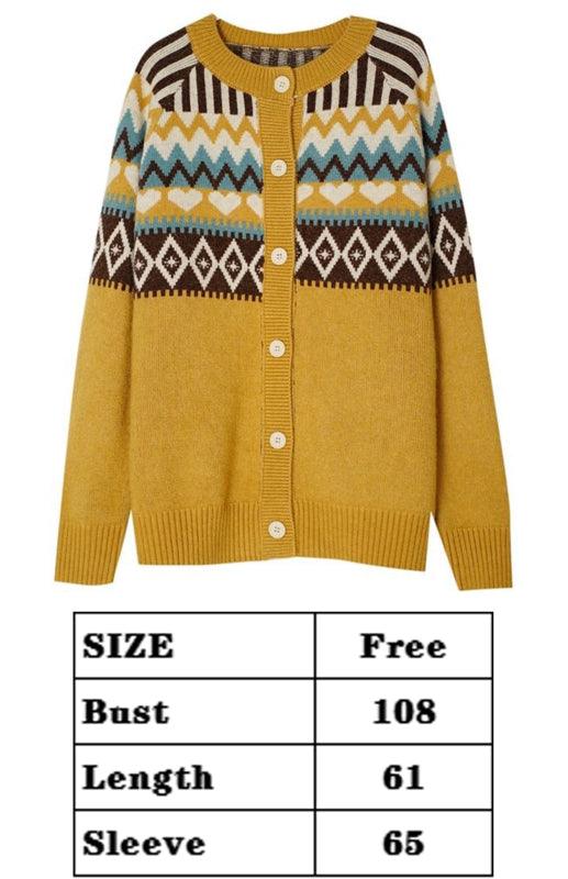 Loose Ladies Cardigan Sweater