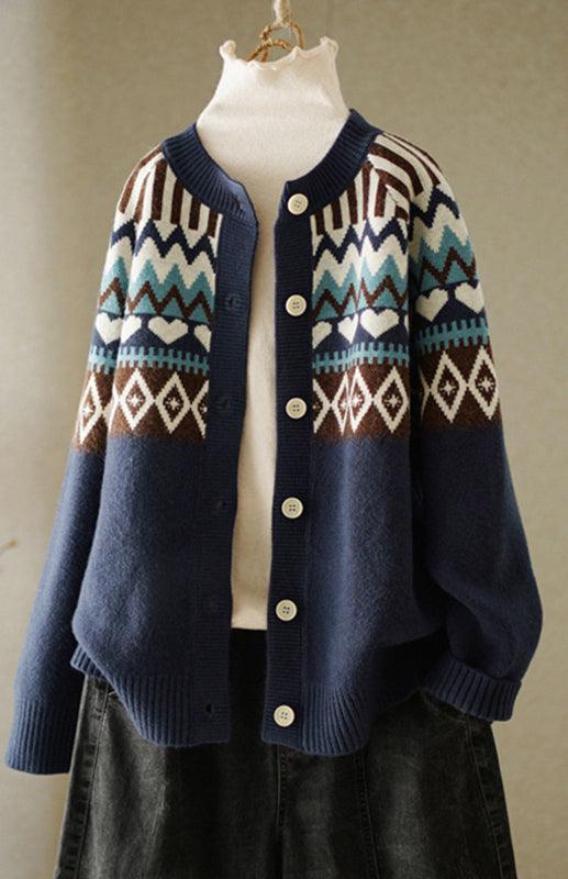 Loose Ladies Cardigan Sweater