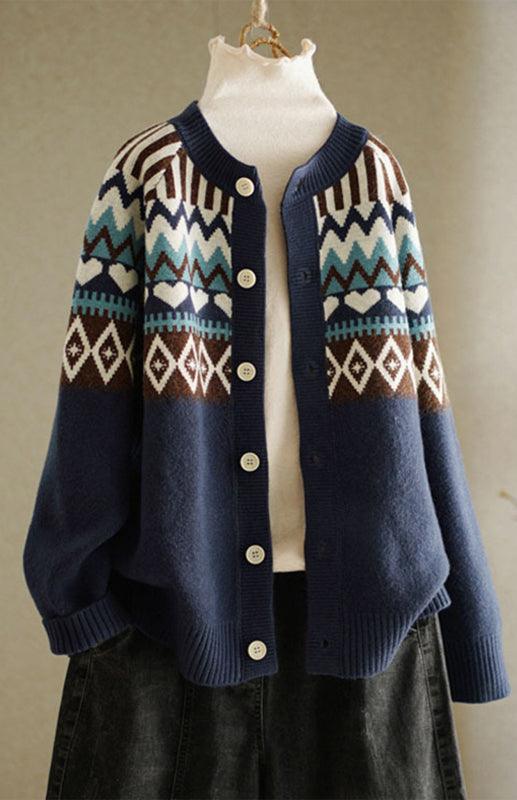 Loose Ladies Cardigan Sweater