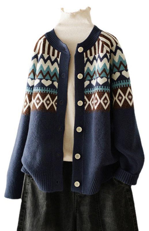 Loose Ladies Cardigan Sweater