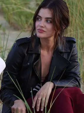 Lucy Hale Leather Jacket - New American Jackets