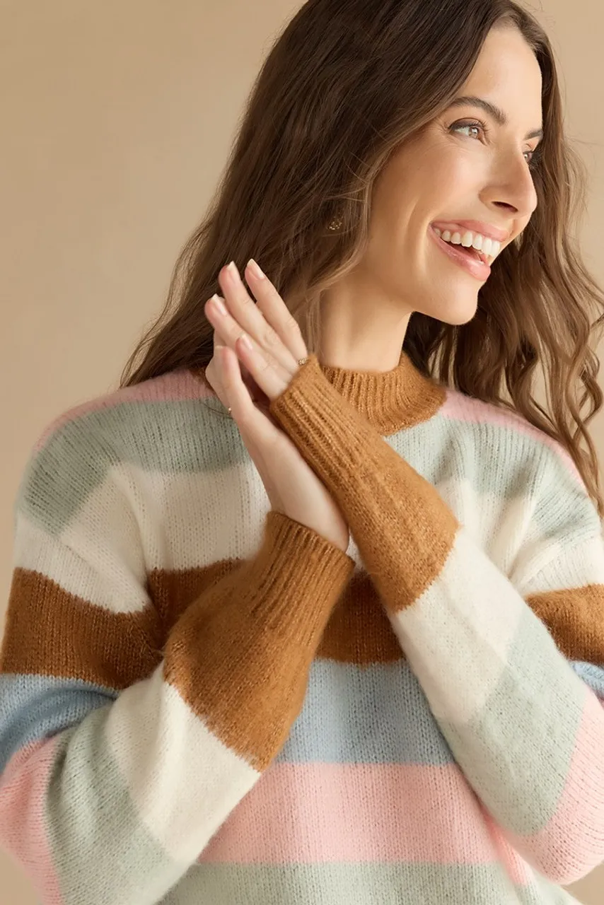 Margie Stripe Pullover Sweater