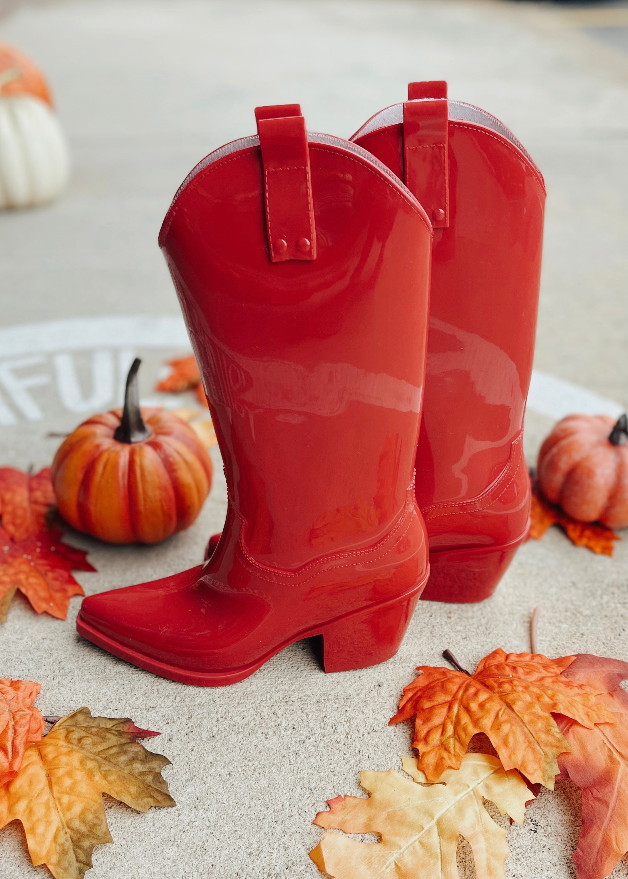 MATSSIE Annie Rain Boots | Red