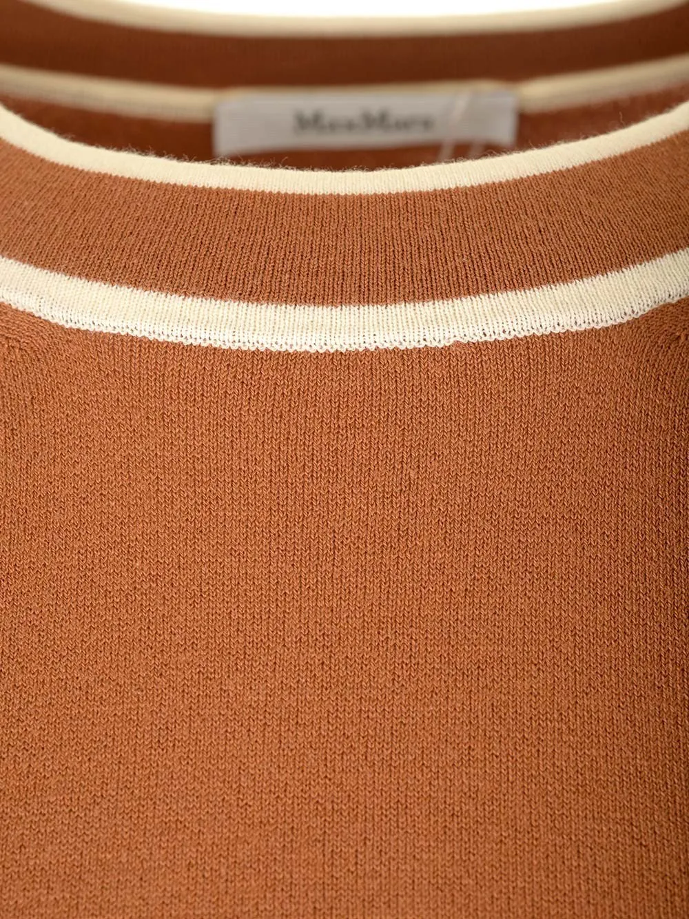 MaxMara  |Plain Logo V-neck & Crew neck