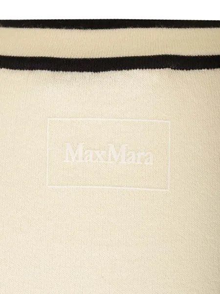 MaxMara  |Plain Logo V-neck & Crew neck