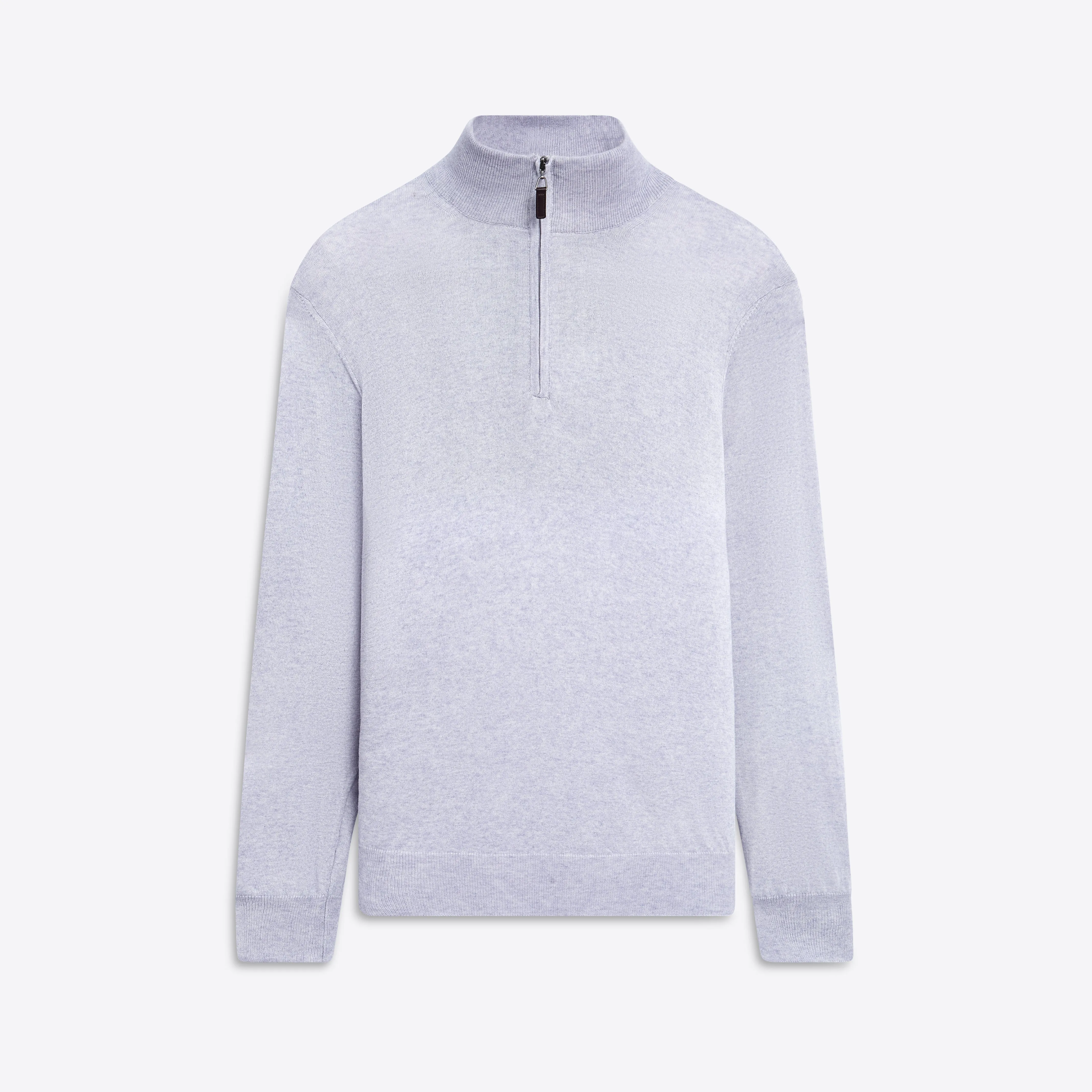 Melange Quarter Zip Pullover Sweater