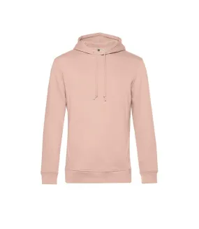 Mens organic hoodie dusky pink B&C