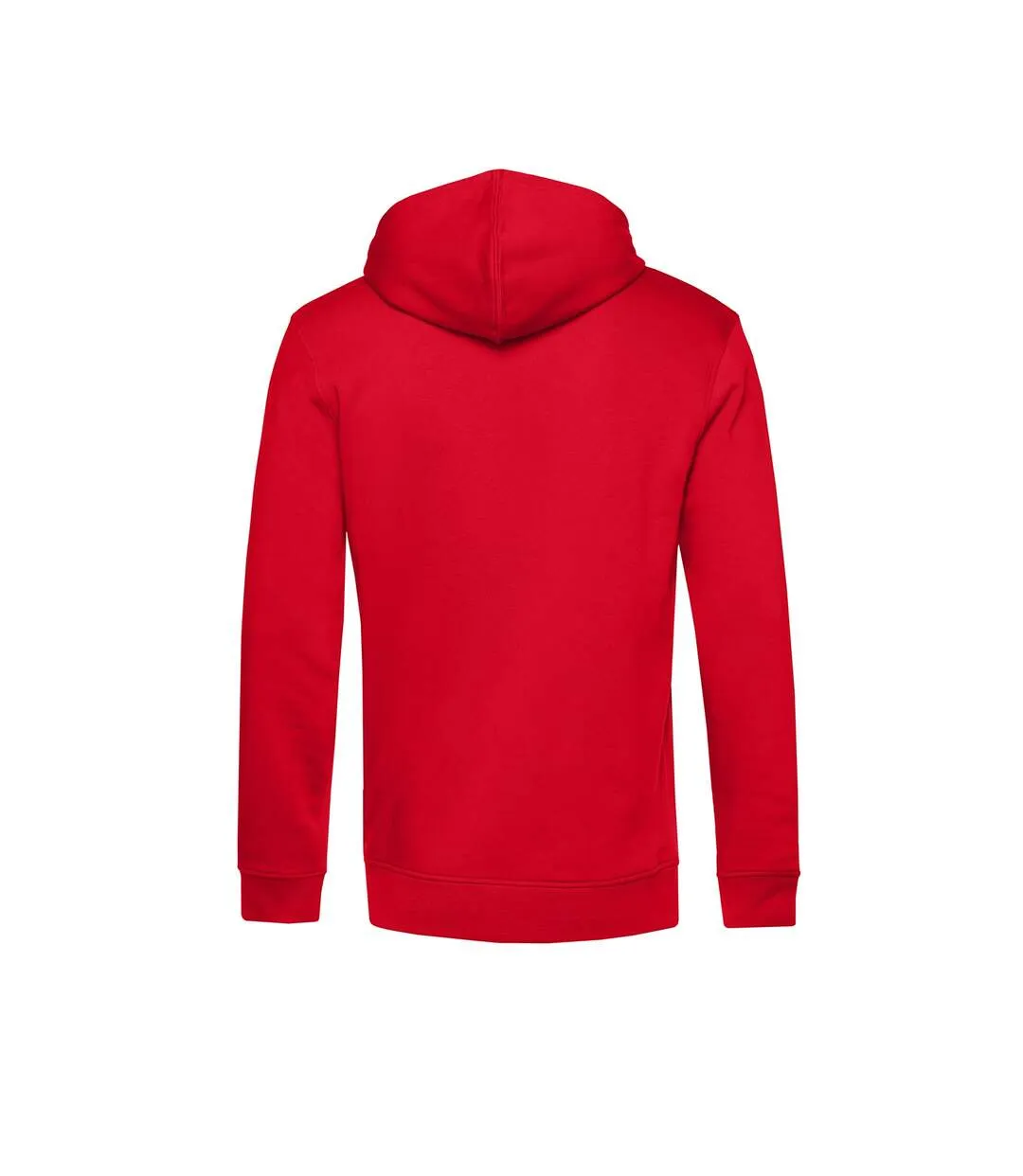 Mens organic hoodie red B&C