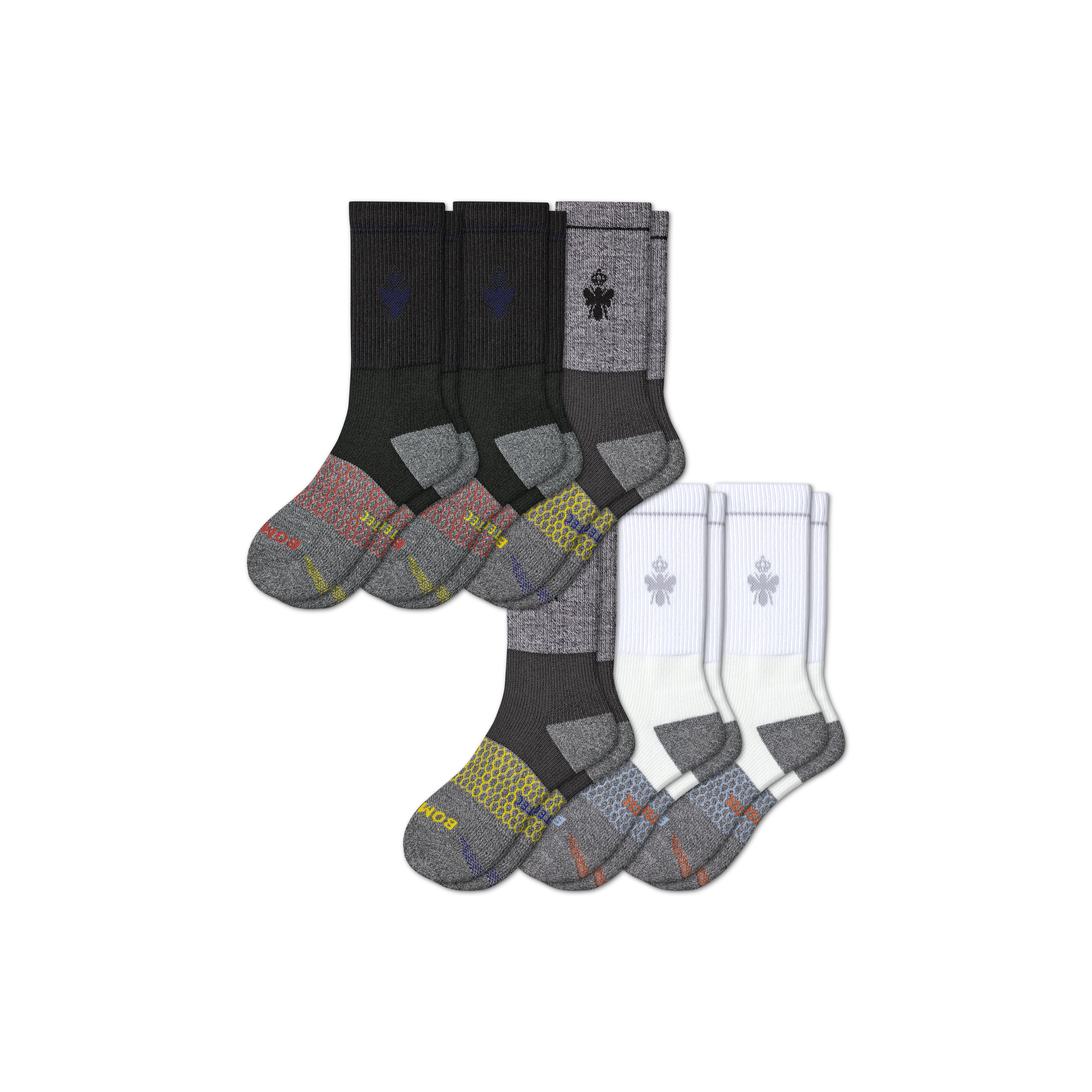 Men's Targeted Compression Performance Calf Sock 6-Pack