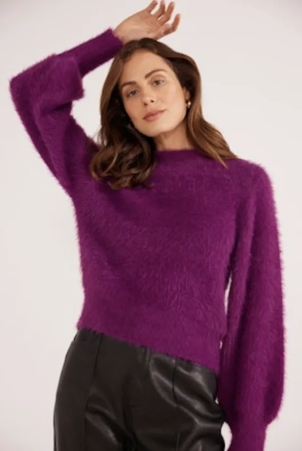 MILLIE FLUFFY KNIT SWEATER