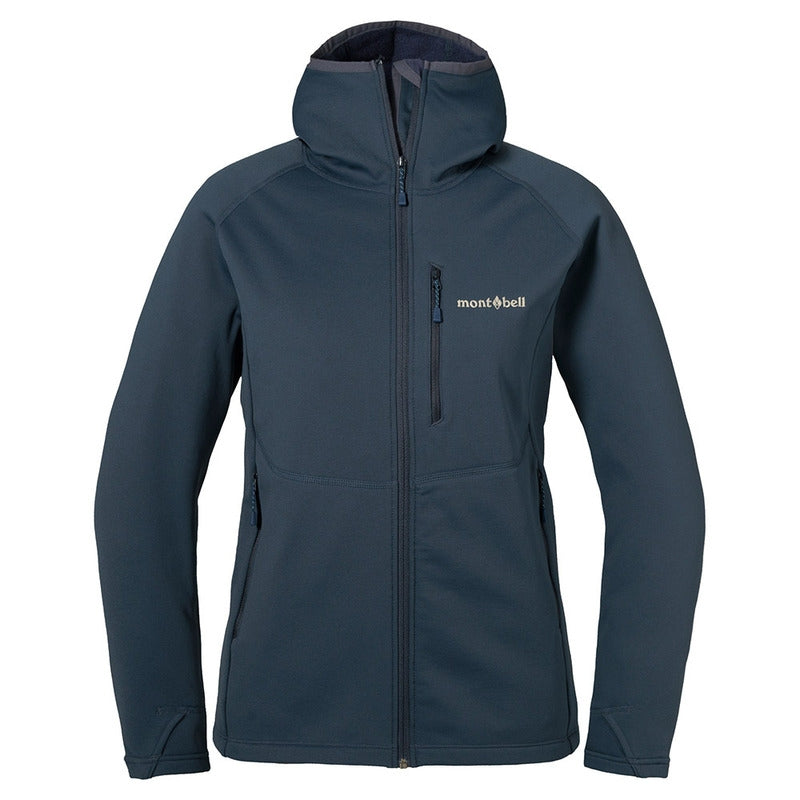 Montbell Jacket Women's Trail Action Hooded Jacket - CLIMAPLUS Navy