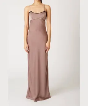 NIA Lee Maxi Dress In Taupe