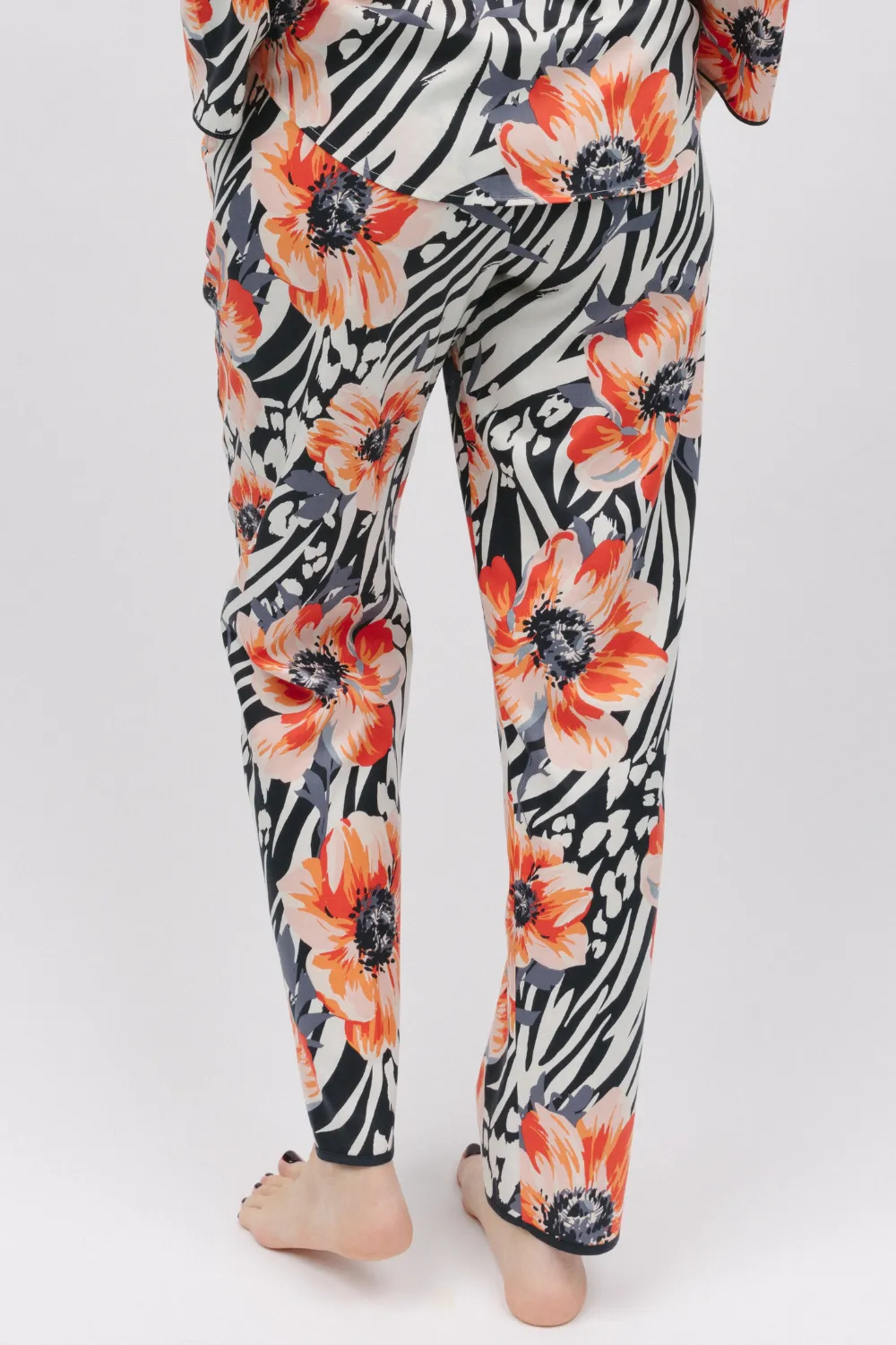 Nicole Animal Floral Print Pyjama Pants