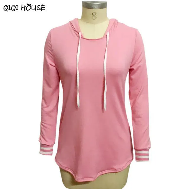 Pink Womens Tracksuit Long Sleeve Hoodie Sweatshirt Casual Loose Jumper Pullover Moleton Feminina Felpe Donna#C908 SM6