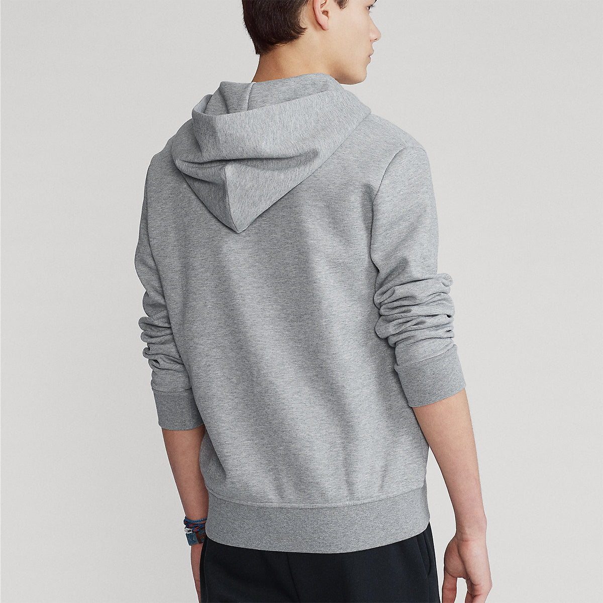 Polo Ralph Lauren - Double Knit Full Zip Hoodie in Grey