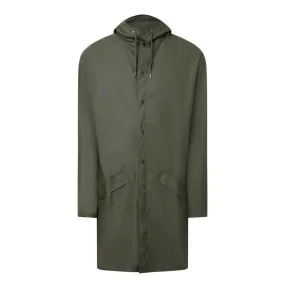 RAINS Long Jacket Unisex - Green