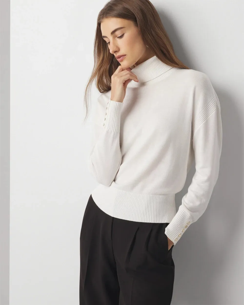 Relaxed Turtleneck Sweater