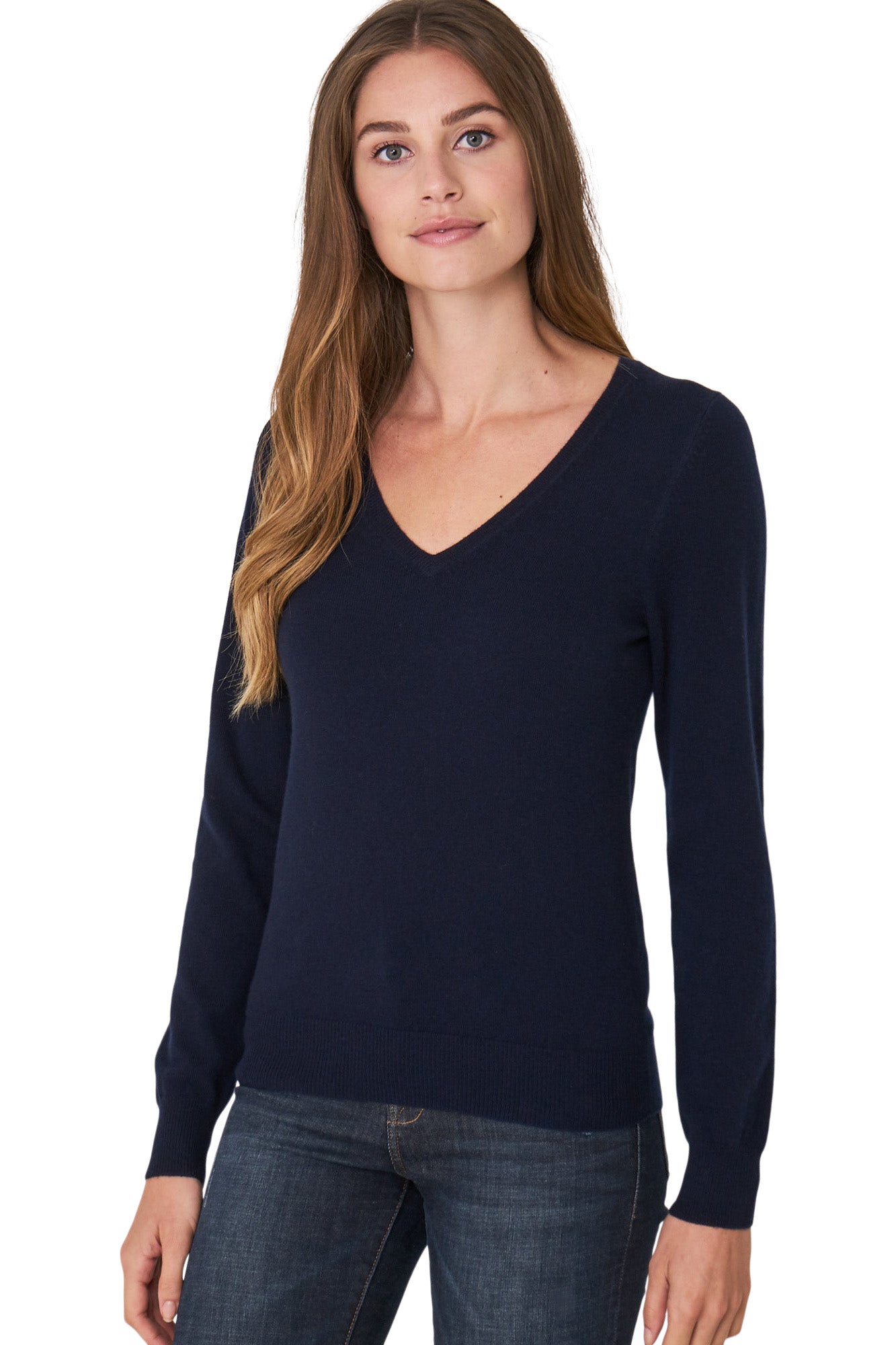 Repeat Cashmere Classic V-neck Sweater