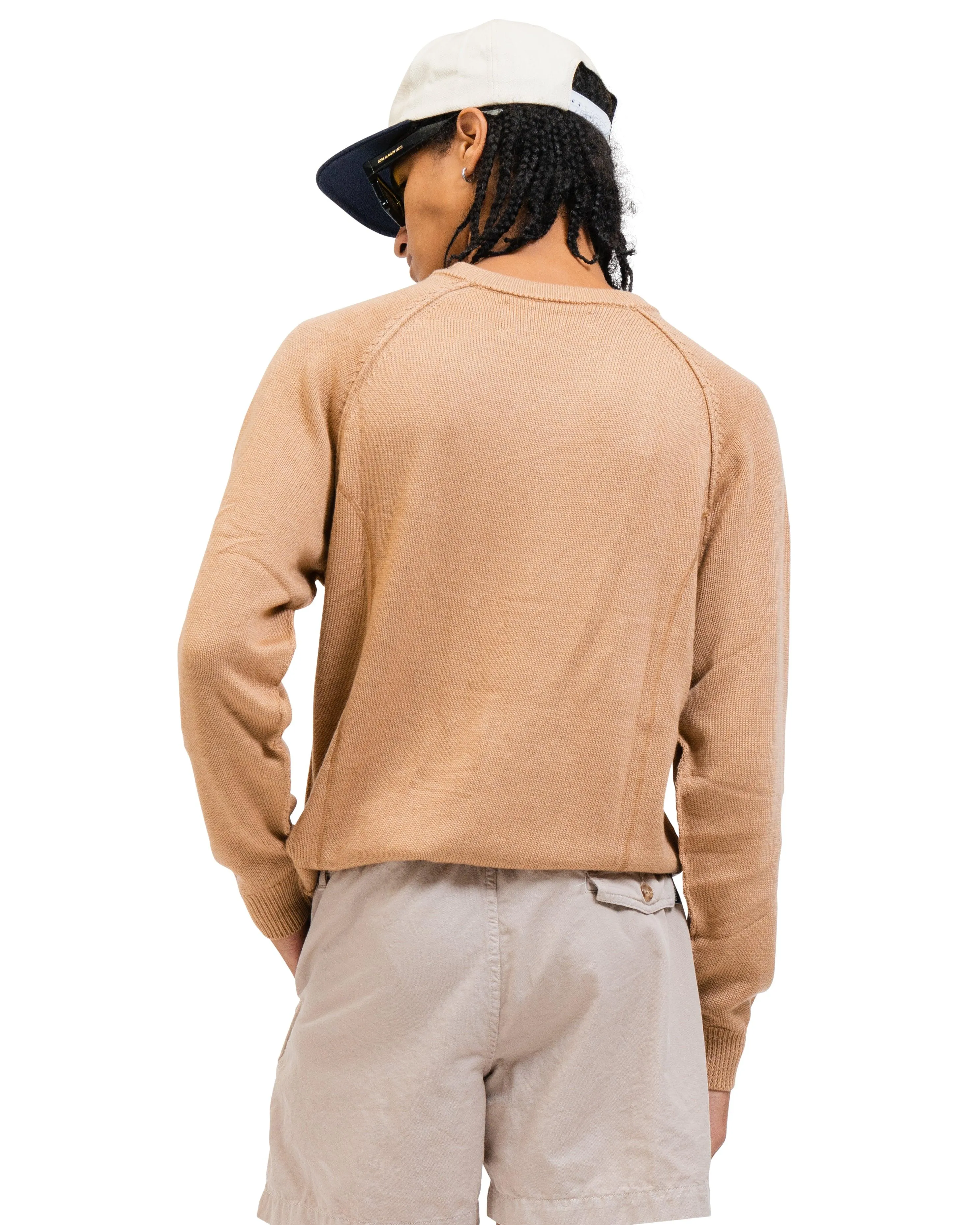 RUGBY KNIT SWEATER CAMEL