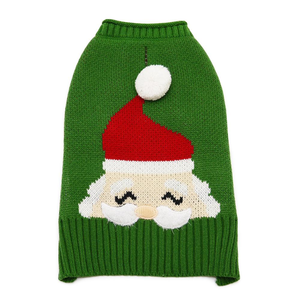 Santa Face Dog Sweater