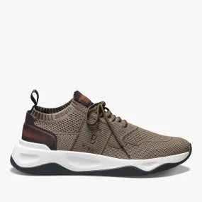 Shadow Knit And Leather Sneaker