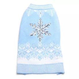 Shiny Snow Flake Dog Sweater