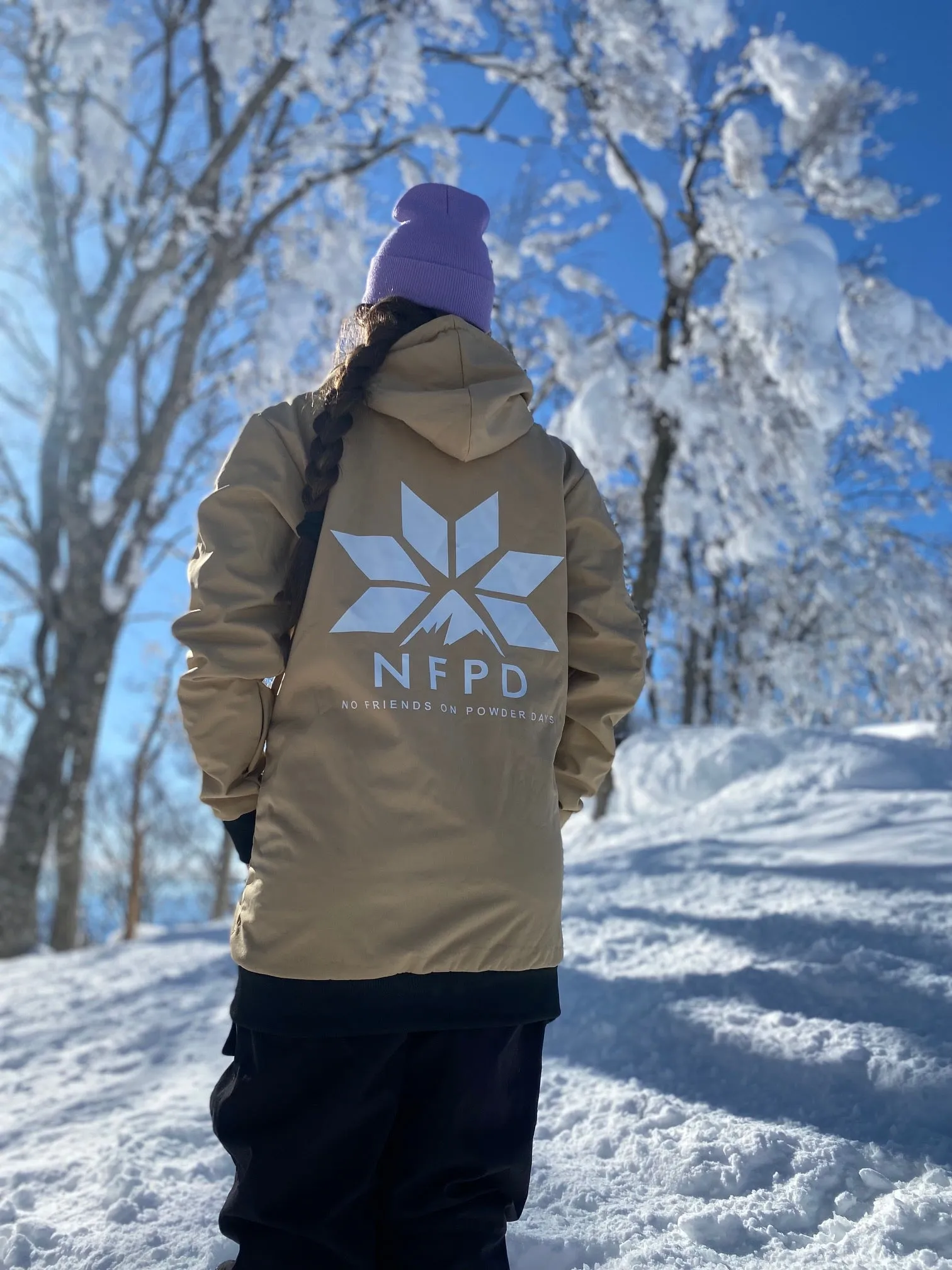 Ski/Snowboard Waterproof Tall Style Snow Tan NFPD Jacket - Unisex