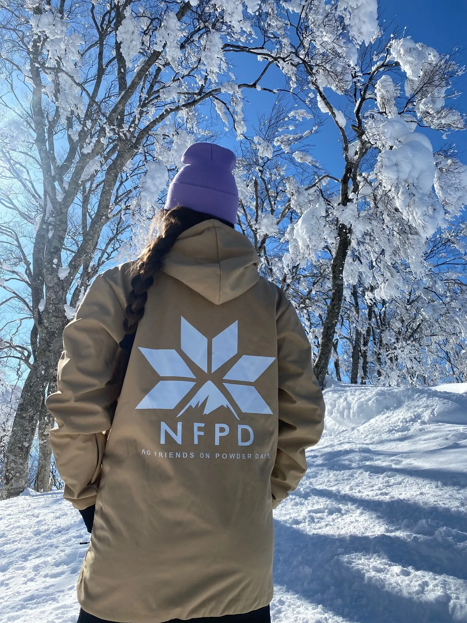 Ski/Snowboard Waterproof Tall Style Snow Tan NFPD Jacket - Unisex