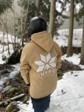 Ski/Snowboard Waterproof Tall Style Snow Tan NFPD Jacket - Unisex