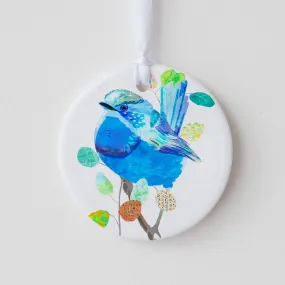 Splendid Fairy Wren - Ceramic Ornament