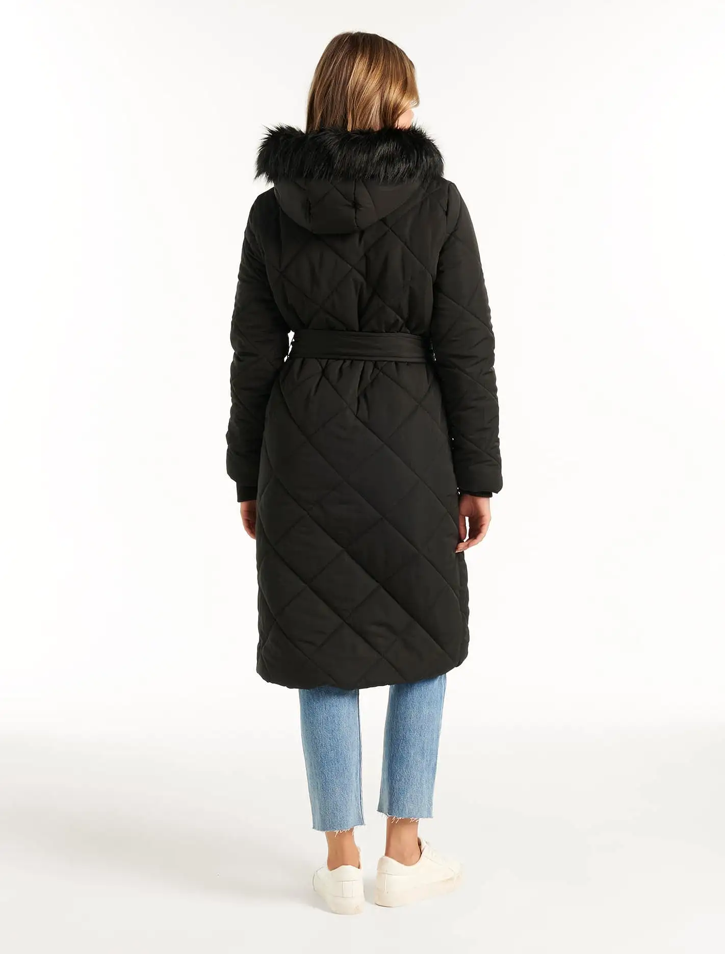 Tessa Quilted Longline Puffer Jacket