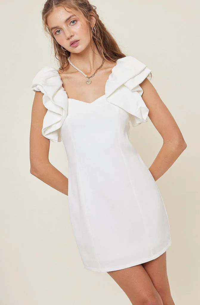 TIME AFTER TIME DRESS IN WHITE