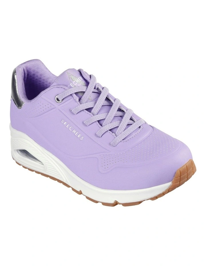 Uno Shimmer Away Sneaker in Lil Lilac