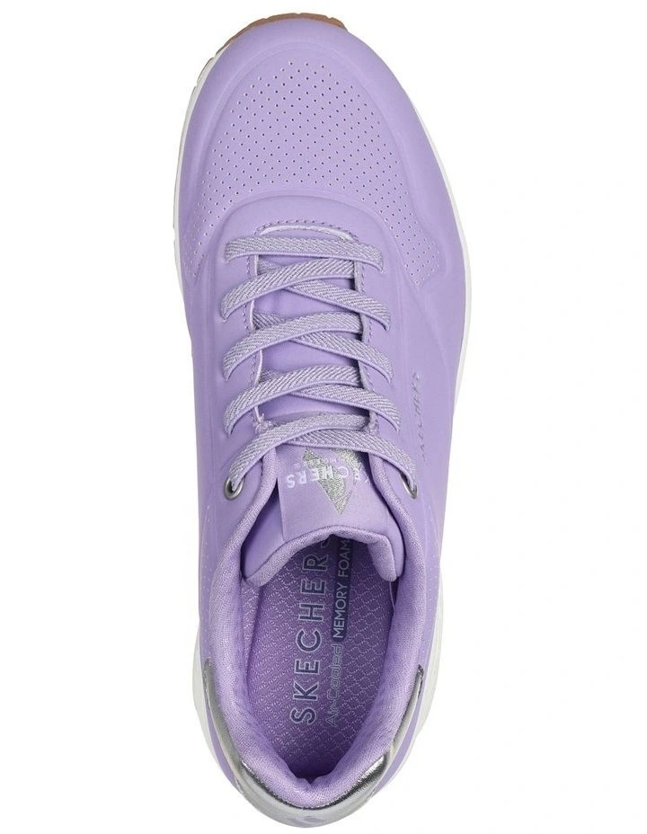 Uno Shimmer Away Sneaker in Lil Lilac