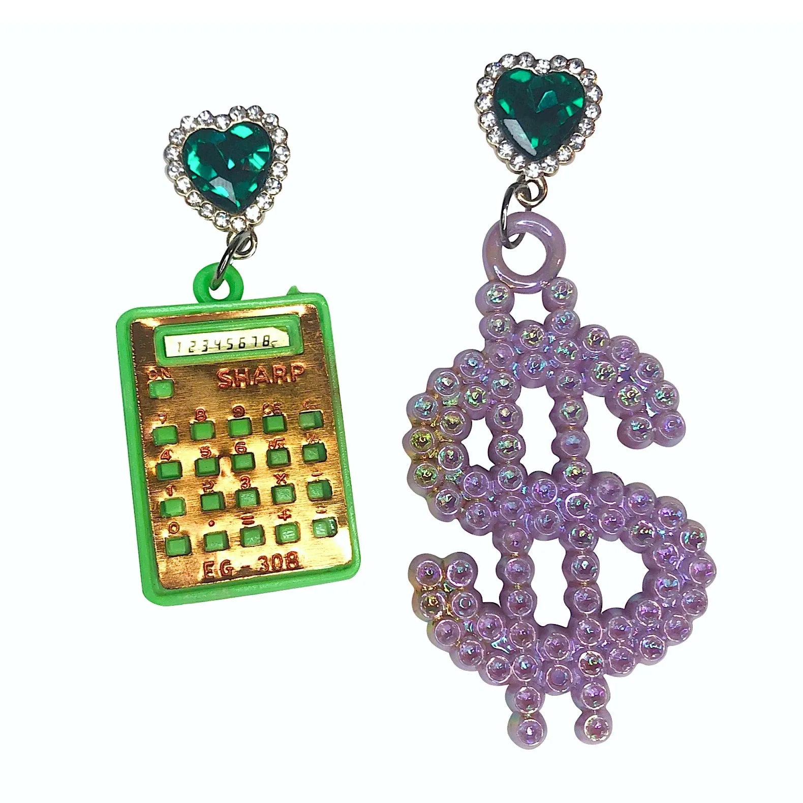 Vintage Get Money Charm Earrings