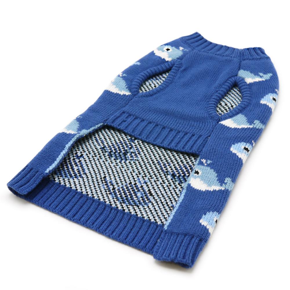 Whale Dog Sweater