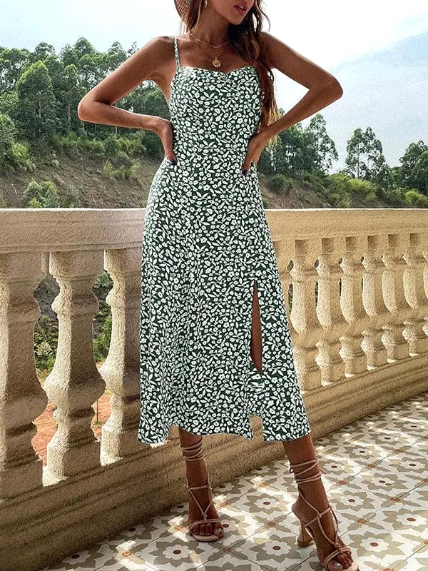 Women Printed Sun Dress