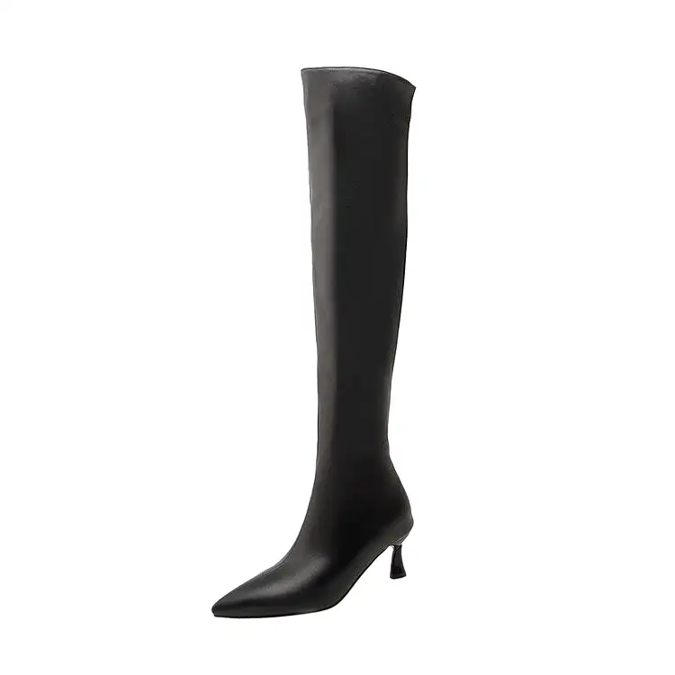 Women's Pointed Toe High Heel Over-the-Knee Boots