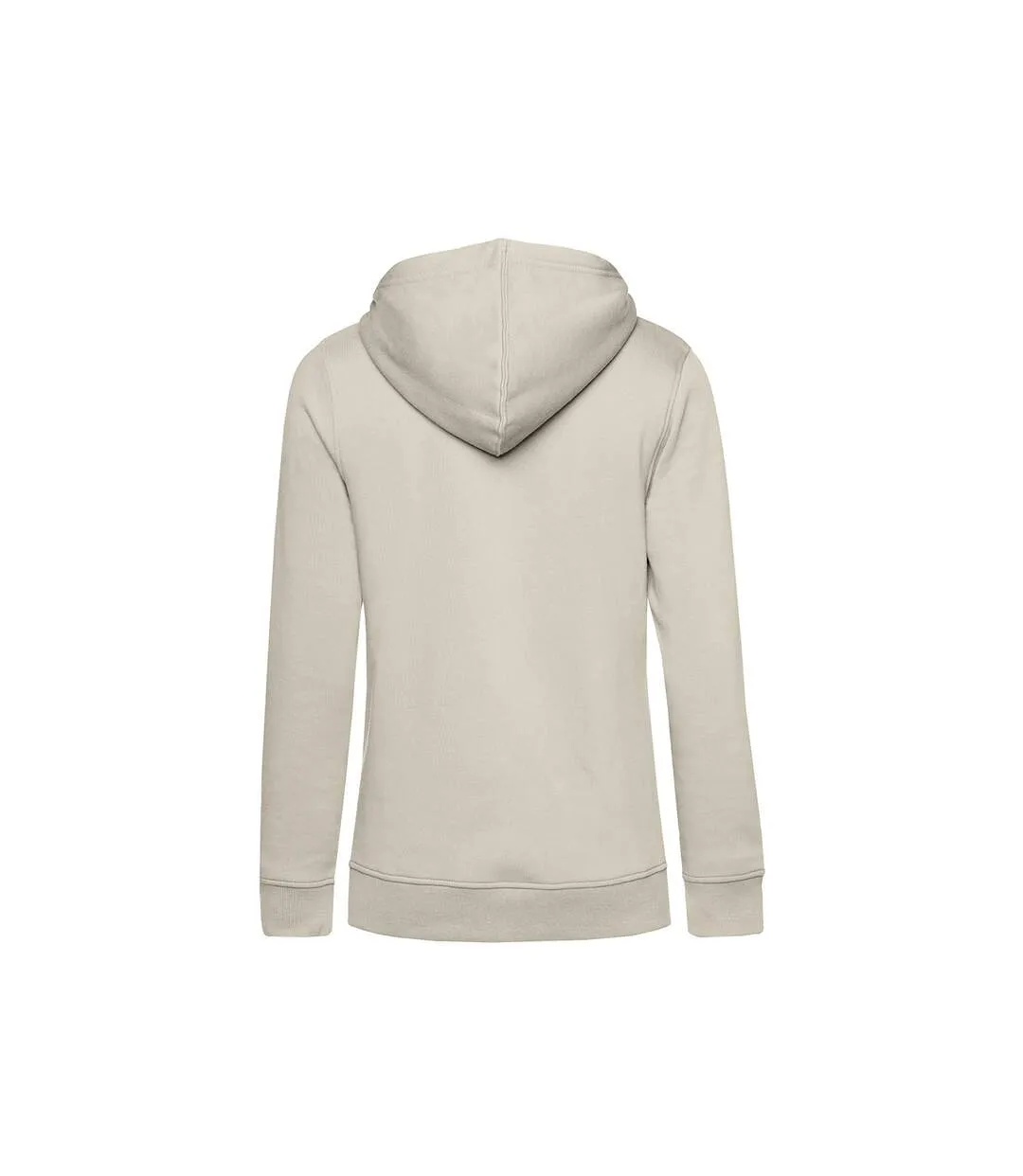 Womens/ladies organic hoodie off white B&C